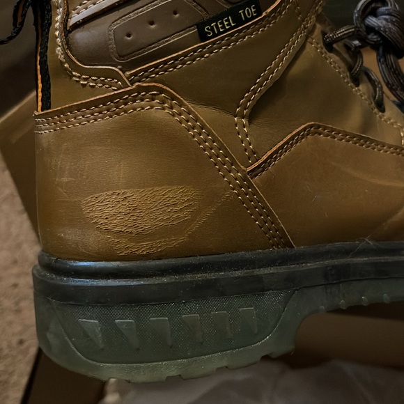 Steel toe work boots - Picture 3 of 6